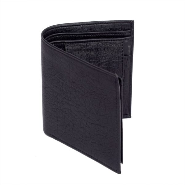 Black Leather Wallet for Boys
