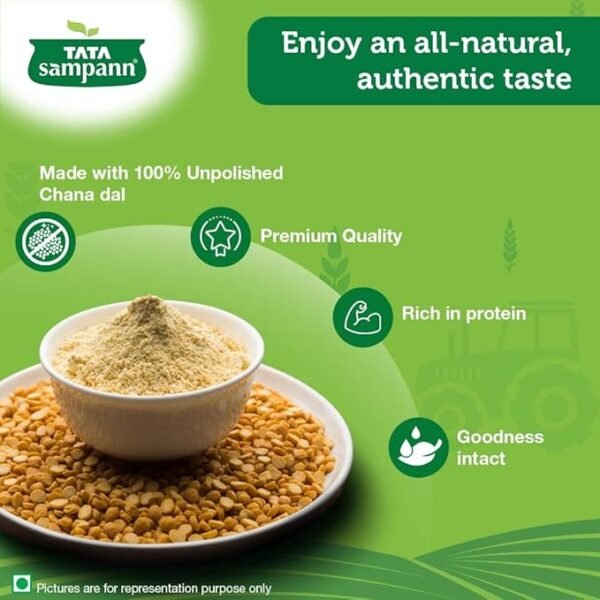 100% Chana Dal Besan, 500g